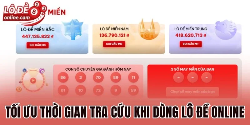 Tối ưu thời gian tra cứu khi dùng Lô đề online