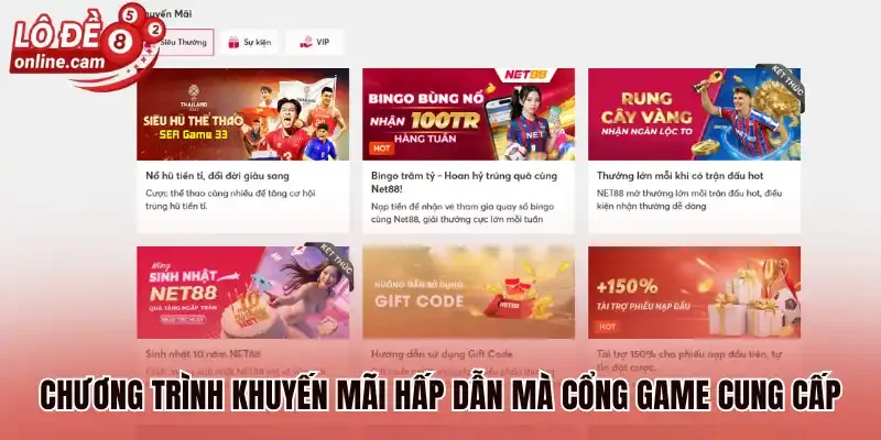 Net88 - Trúng Thưởng Cực Khủng Cùng Game Quay Số Trực Tuyến 3 Chương trình khuyến mãi hấp dẫn mà nhà cái cung cấp