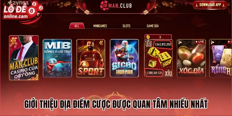 Giới thiệu địa điểm cược được quan tâm nhiều nhất